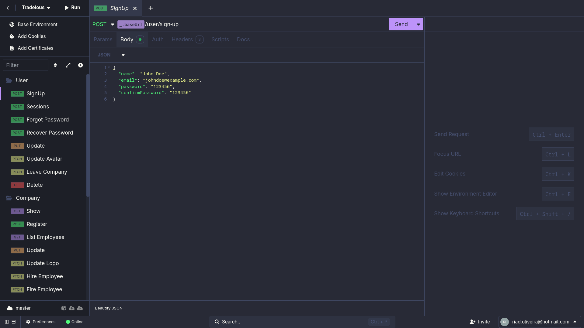 Tradelous-backend